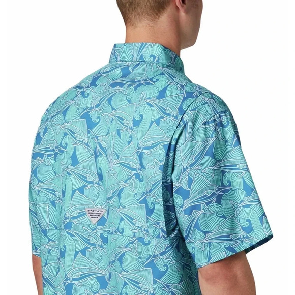 Columbia Super Tamiam S/S Shirt- Size S - Picture 3 of 11